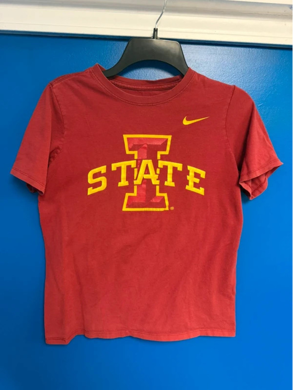 Nike Iowa State Cyclones Shirt Mens Large Cardinal Red T-Shirt
